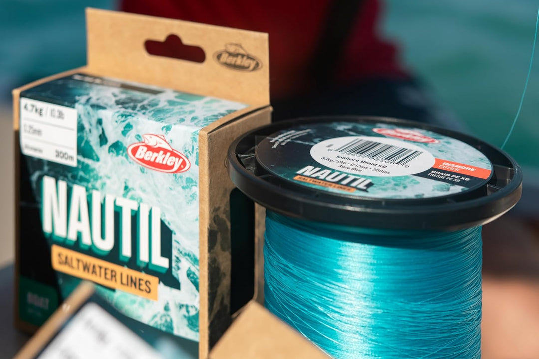 Berkley Nautil Inshore Braid Angelschnur AquaBlue - 0.30MM-18.1kg-300m Aquablue, AquaBlue - 0.30MM-1