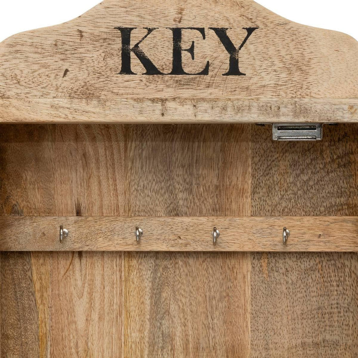 Schlüsselkasten Local - Mangoholz 30 × 40 cm - Kastanienbraun - Atmosphera créateur d&