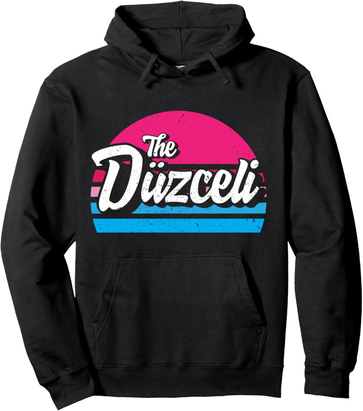 Düzce 81 Memleket Türkei Retro Geschenkidee Pullover Hoodie