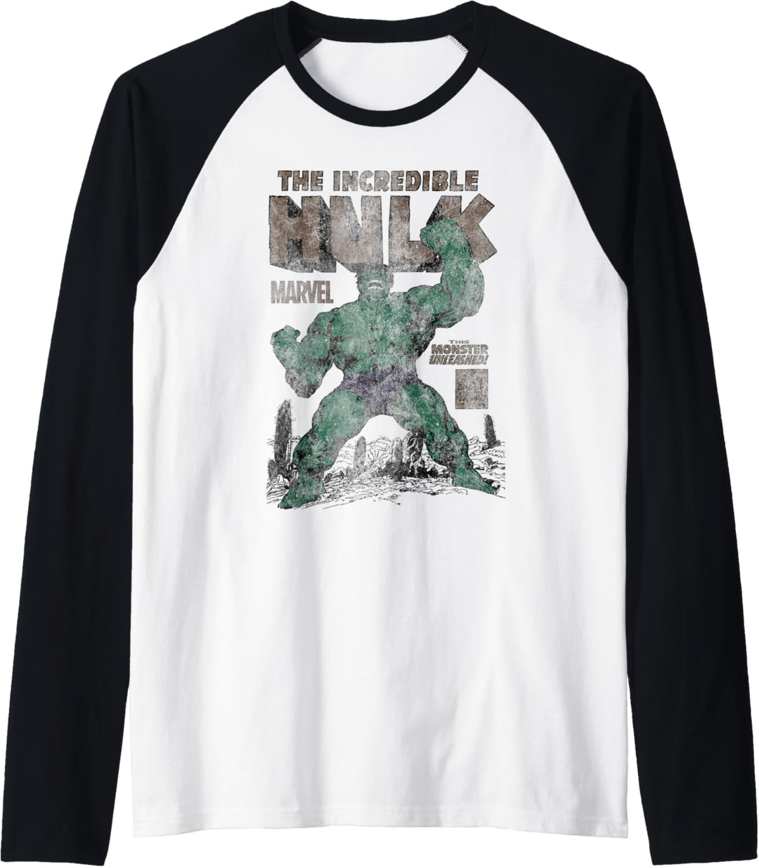 Marvel Hulk The Incredible Hulk Monster Unleashed Raglan