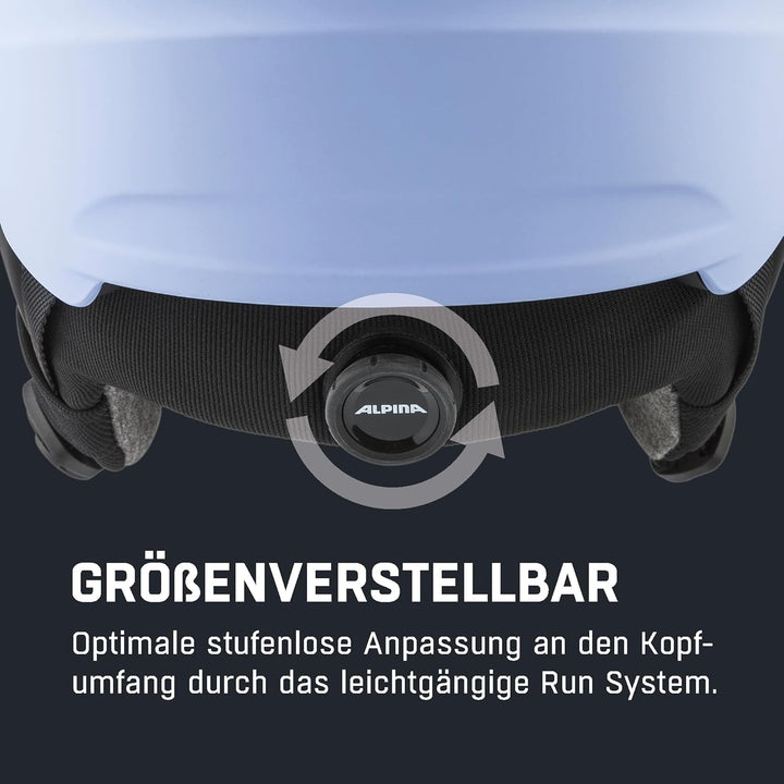 ALPINA ALTO Q-LITE - Sicherer, Stossabsorbierender &amp; Individuell Anpassbarer Skihelm Mit Kontrastver