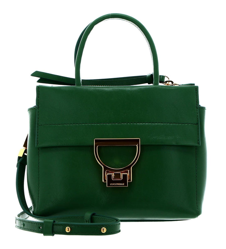 Coccinelle Arlettis Rock Handbag Craquele Leather Peppermint