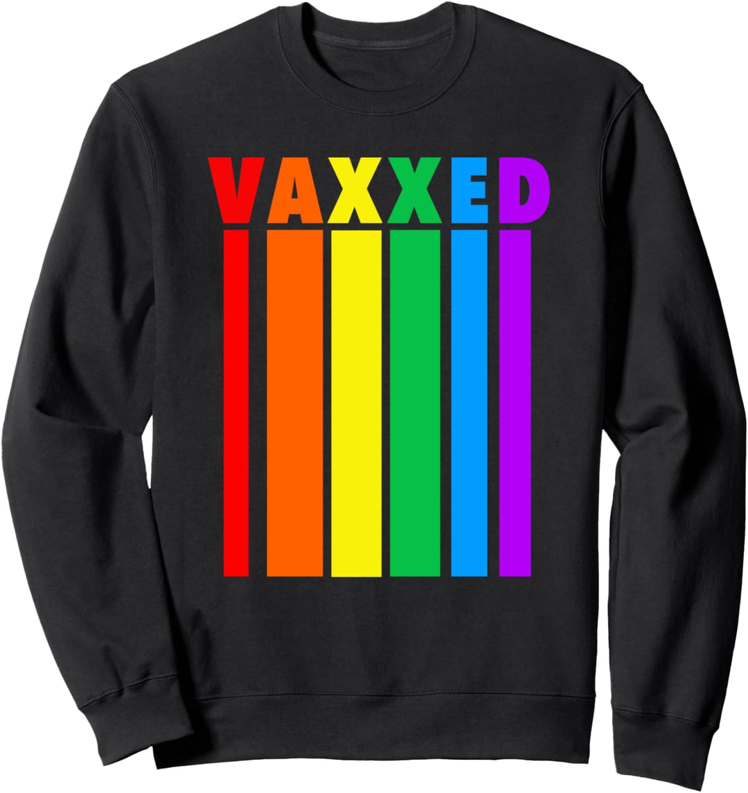 Vaxxed Pride Rainbow Sweatshirt