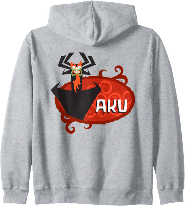 Samurai Jack Aku Red Vines Kapuzenjacke