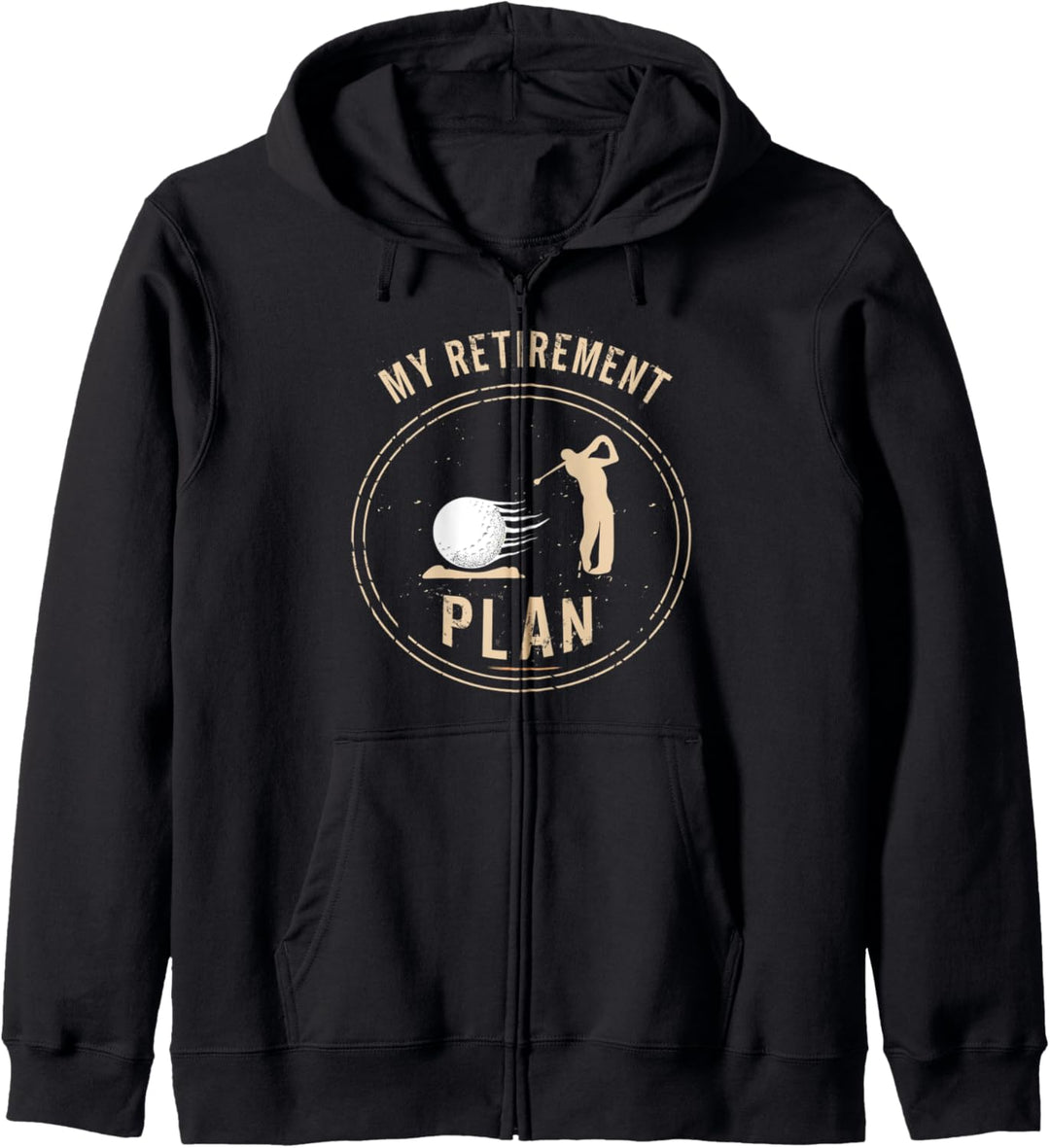Mein Pensionsplan Golfgeschenk Kapuzenjacke