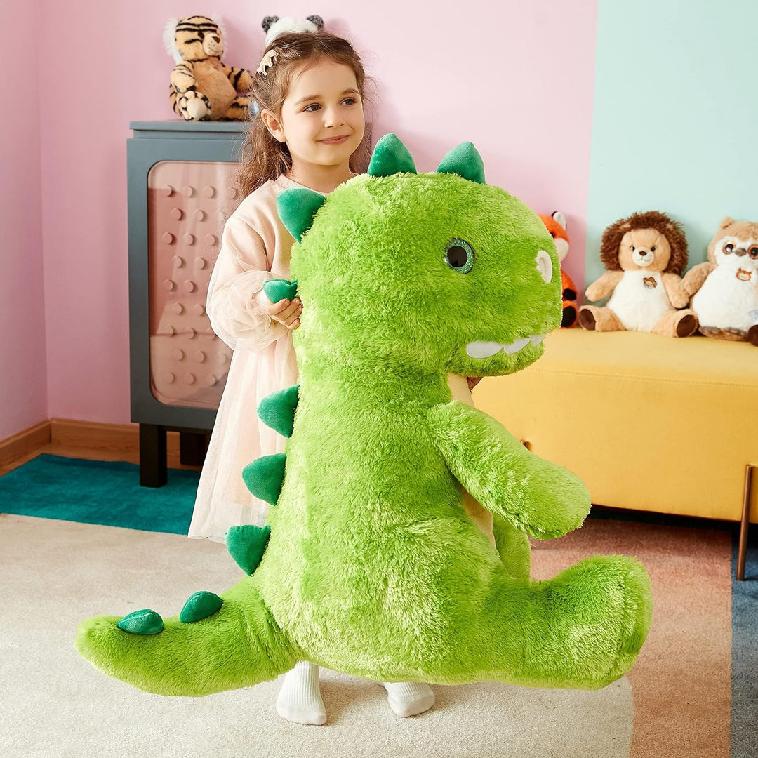 IKASA Gross Dinosaurier Stofftier Riesen Kuscheltier,60cm Gross Plüschtier Süsses Riesiges Plüschtie