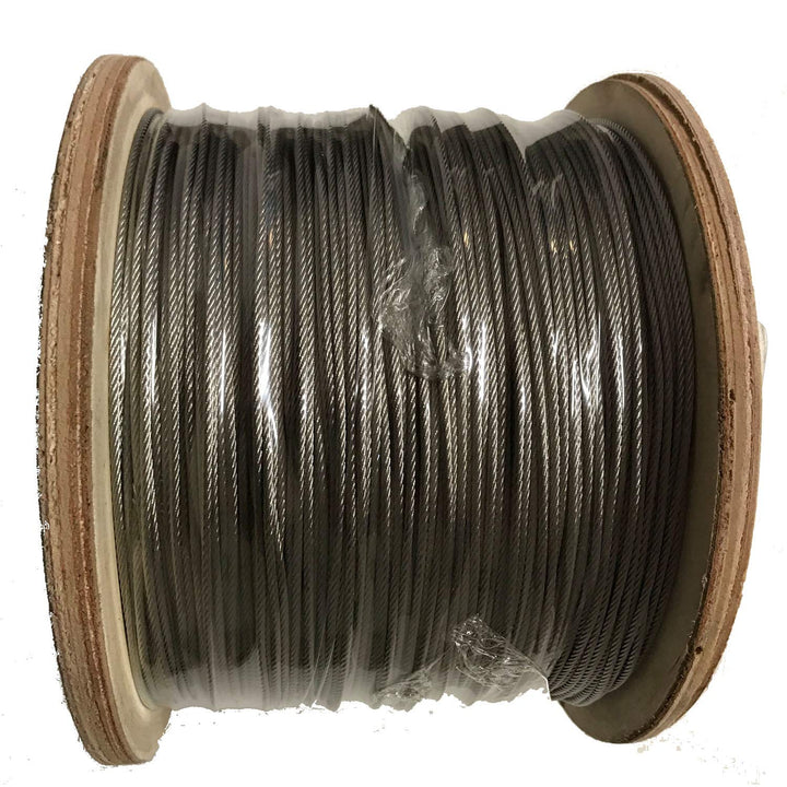Drahtseil 6mm 15 Meter Edelstahl 7X19 EN 1.4401 weich A4 NIRO, Nirosta 15 Meter Drahtdurchmesser 6mm