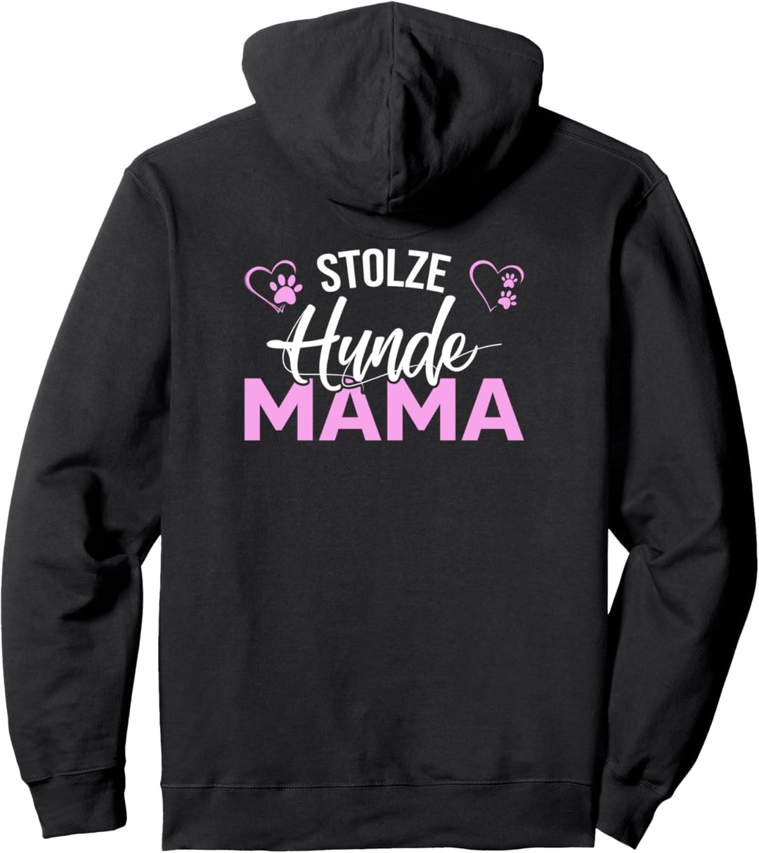 Stolze Hundemama Hund Frauchen Pullover Hoodie