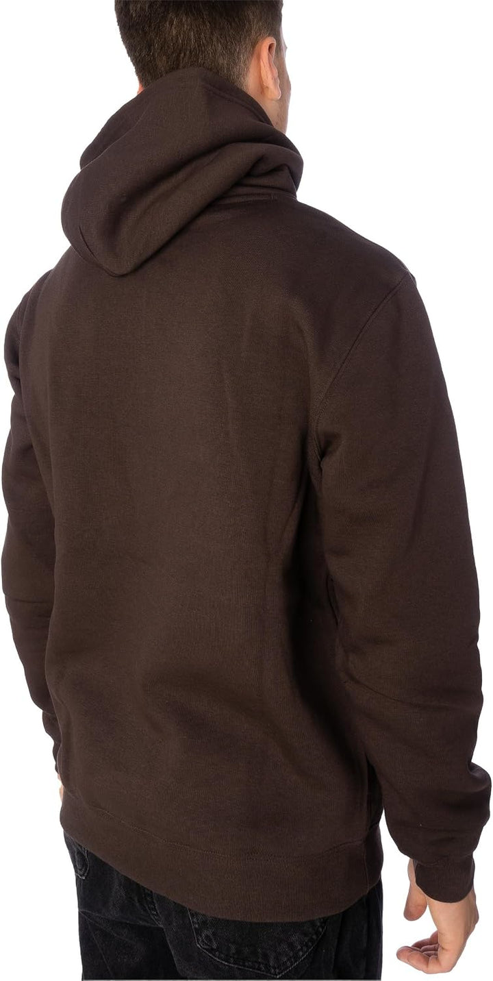 Champion Herren Legacy American Classics-Powerblend Fleece Kapuzenpullover, Braun