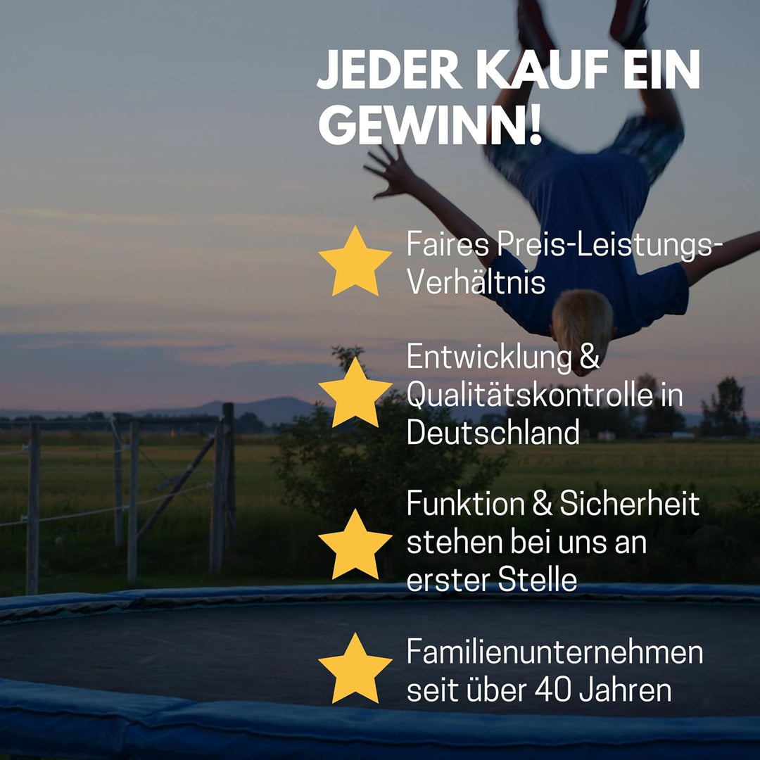 Best Sporting Sprungtuch für Trampolin Ø 305cm (54 Ösen), 366cm (64 Ösen) oder 426cm (80 Ösen) 305 c