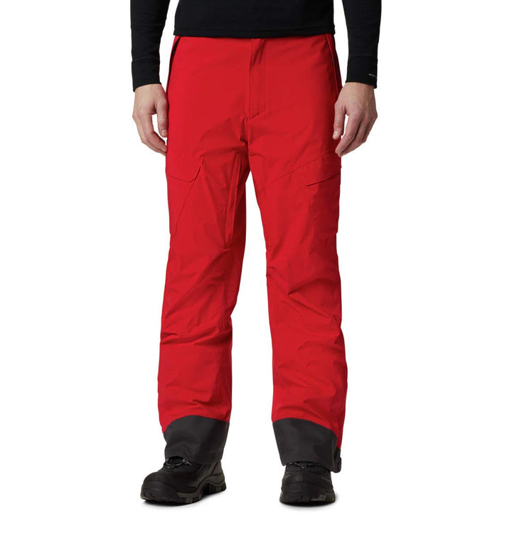Columbia Mens Powder Stash Pant Berg Red S, Berg Red S