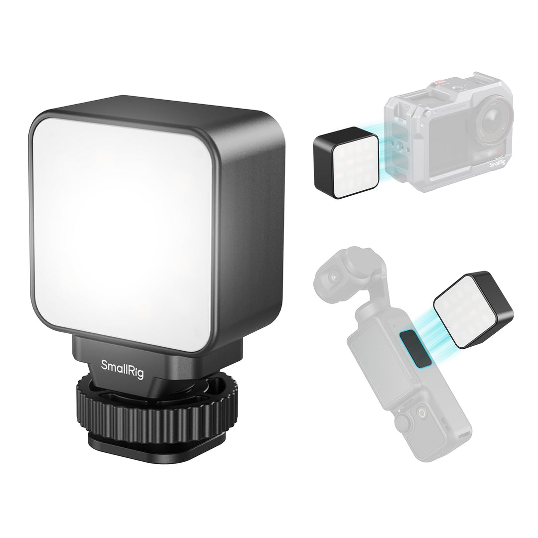 SMALLRIG Magnetische Mini-LED-Videoleuchte für Action-Kameras