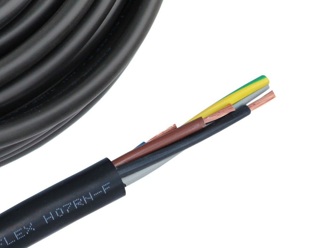 H07RN-F 5x1,5mm² Gummikabel Meterware 10-100 Meter, Länge:40 Meter, 40 Meter