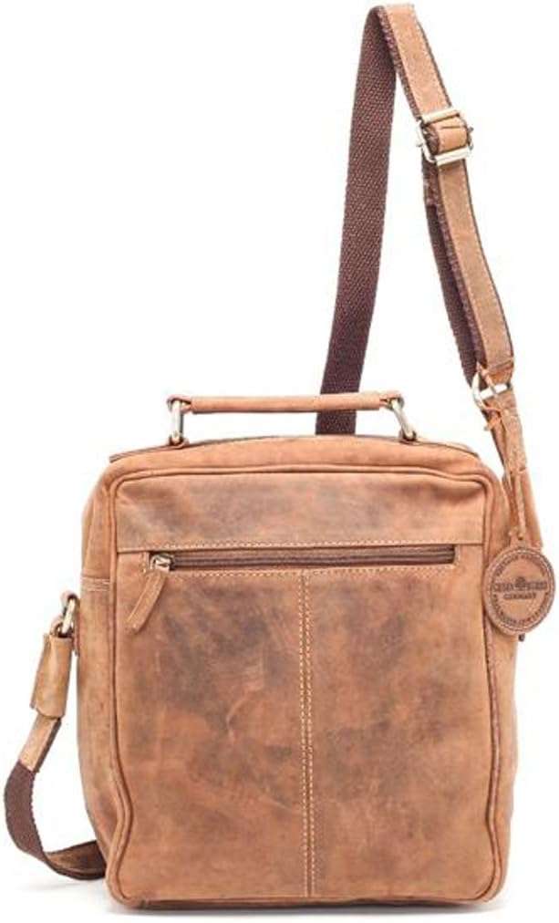 Greenburry Vintage Umhängetasche Leder 21 cm