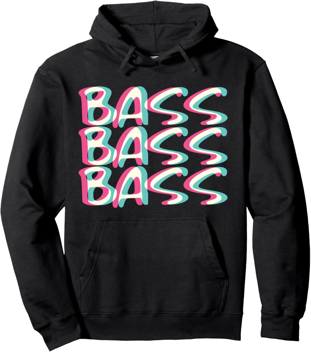 Bass Techno Trippy EDM Rave | Festival Hardcore Hardtekk Pullover Hoodie