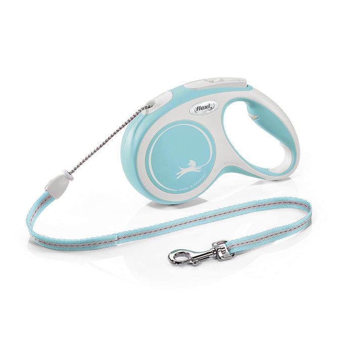 flexi Rollleine New Comfort -M - Seil 5 m, hellblau hellblau M, hellblau M