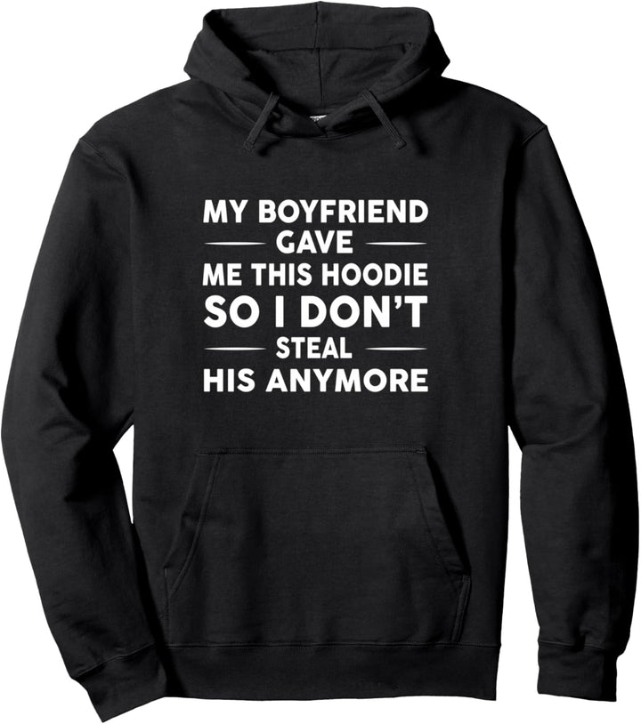 Pärchen Scherzkapuzenpullover stehlen freundin stehlen ihre freunde Pullover Hoodie