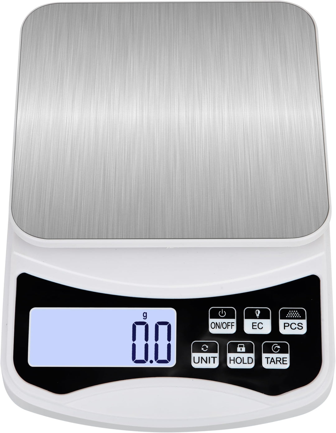 INF Digitale Küchenwaage 5 kg / 0,1 g, Perfekt zum Kochen oder Backen, Mehrere Gewichtsmesseinheiten
