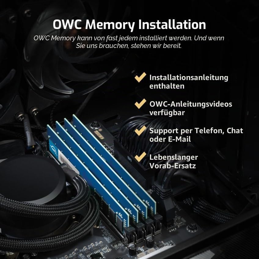 OWC - 16GB Memory Upgrade Modul - PC14900 DDR3 ECC-R 1866MHz DIMM für Mac Pro Late 2013 Modelle 16 G