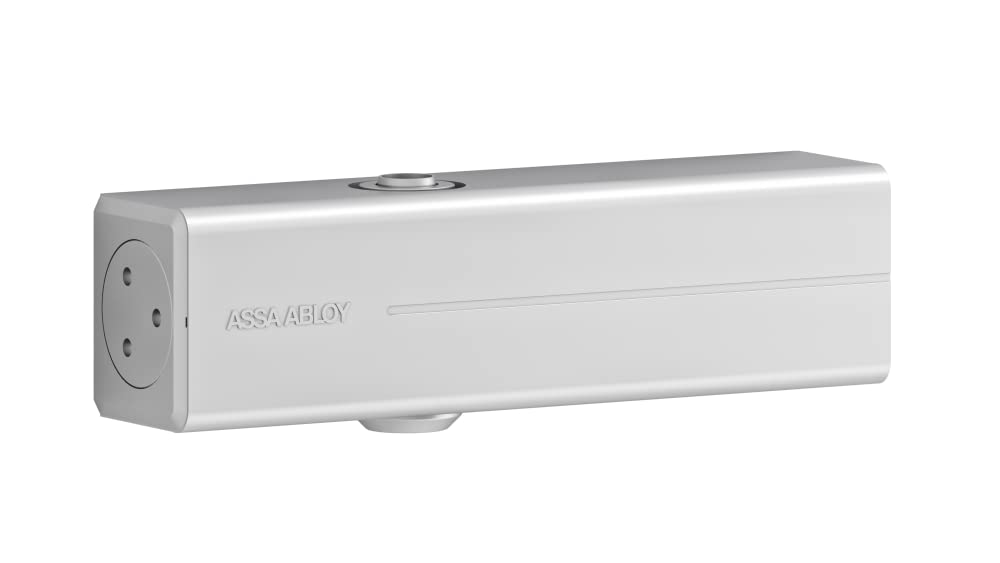 Assa Abloy DC200-DEV1 DC200 Türschliesser Türen ohne Gelenkarm, Silber DC200 Silber, DC200 Silber