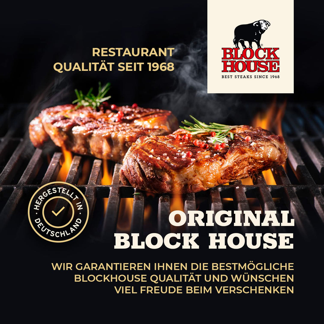 Block House Steak Pfeffer mit schwarzem Pfeffer 3x 200g - Gewürzmischung in Restaurantqualität 200 g