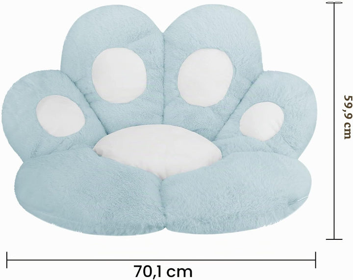 FakeFace Katze Pfot Rückenkissen Sitzkissen Cute Cat Paw Stuhlkissen Sitzkissen Plüsch Komfort Sitzp