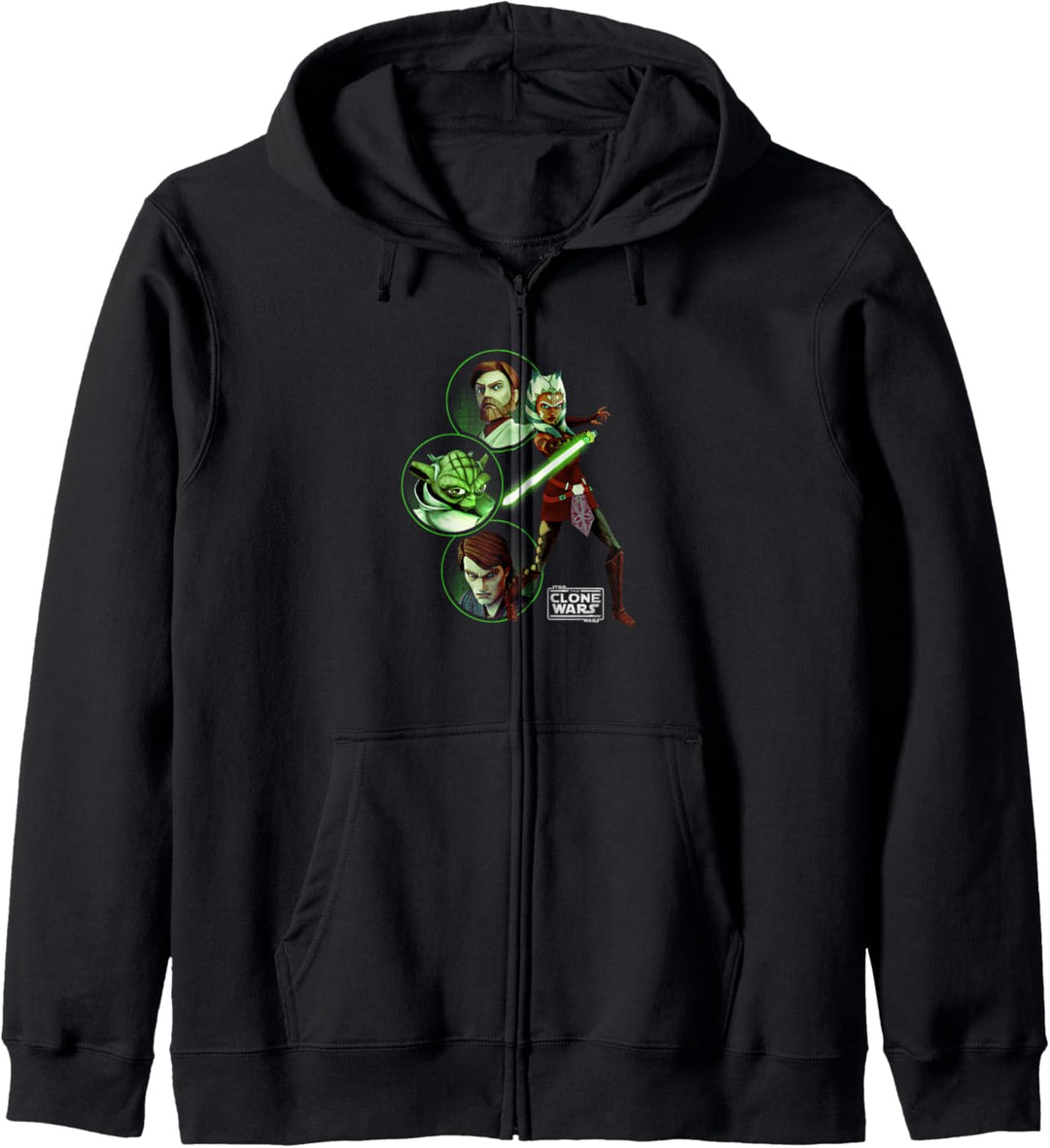 Star Wars: Clone Wars Light Side Group Shot Kapuzenjacke