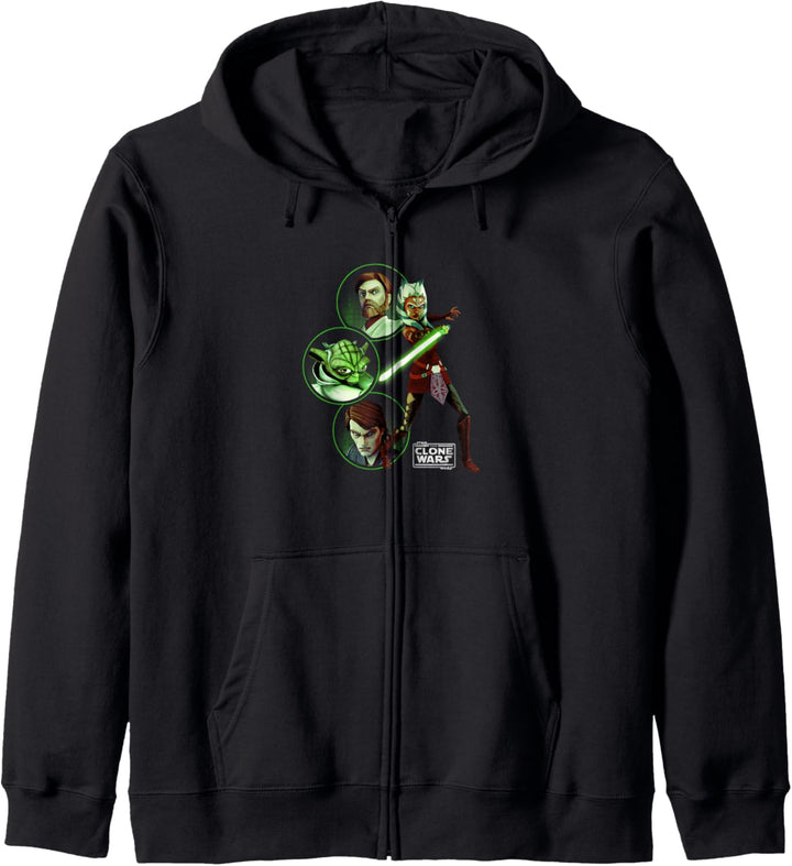Star Wars: Clone Wars Light Side Group Shot Kapuzenjacke