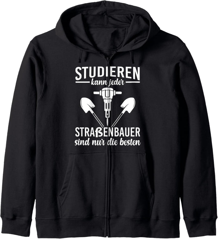 Asphaltierer Strassenbauer Kapuzenjacke