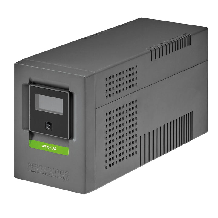 Socomec UPSSOC022 USV NeTYS PR MT 2000VA, 1400W, Line-int., Sinus-Ausgangssignal, USB, LCD Silber