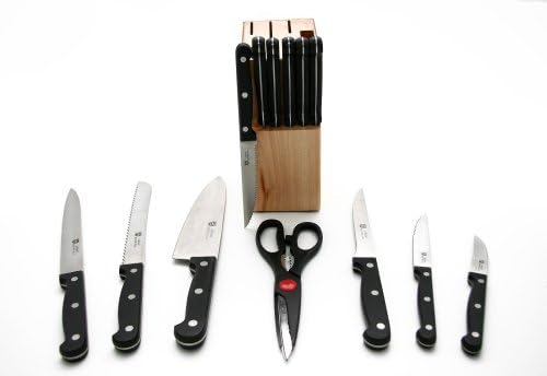 GRÄWE Messerblock 14-teilig CLASSIC mit 6 Steakmessern