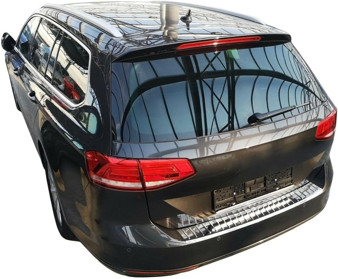 Ladekantenschutz Edelstahl CHROM kompatibel für VW GOLF 7 VARIANT BJ 2013-2017 | mit Abkantung | pre
