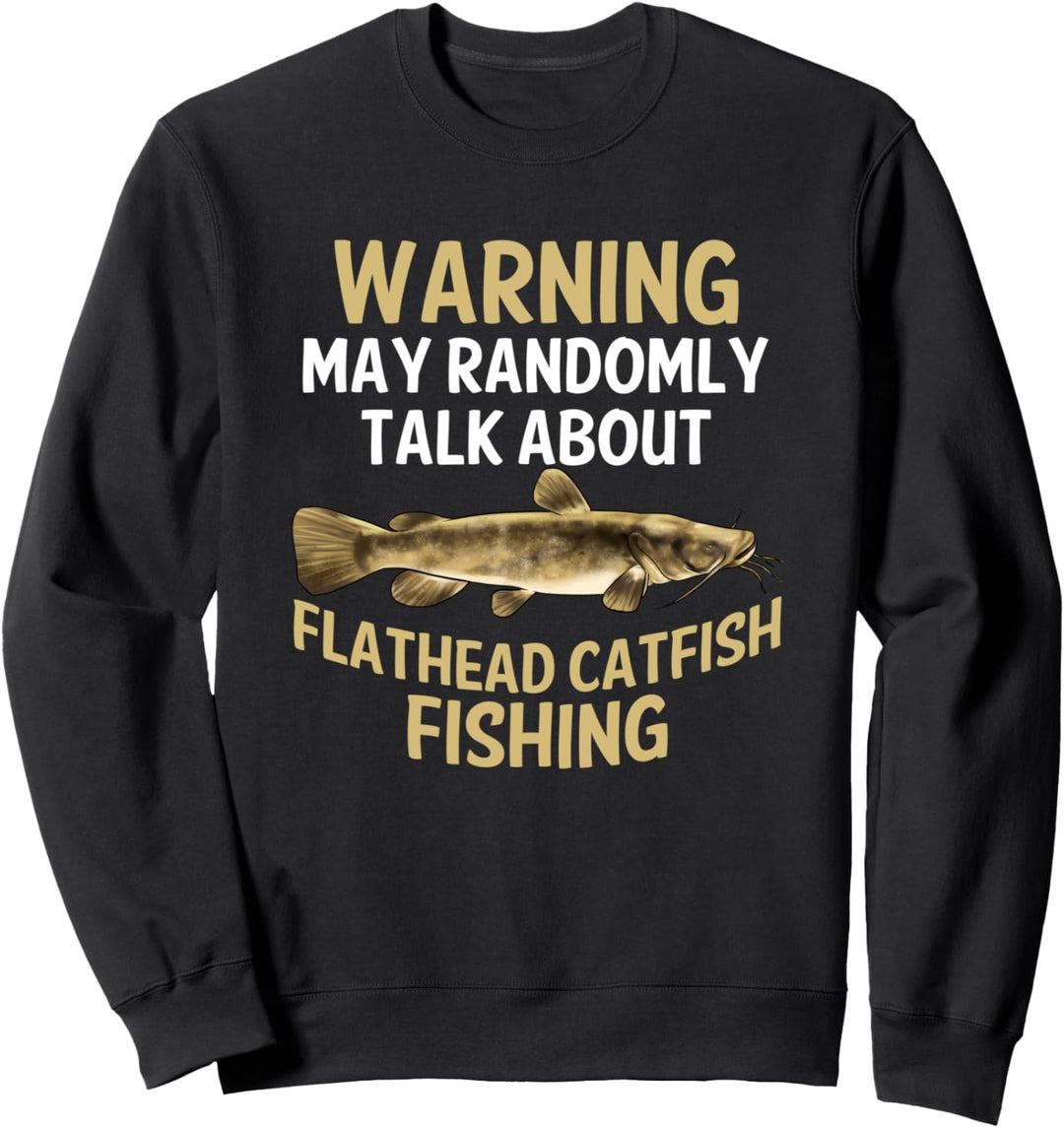 Lustiger Wels Angeln Spruch Angler Sweatshirt
