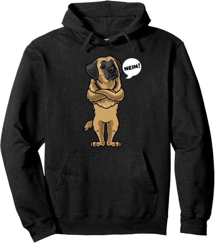 Sturer Leonberger Hund lustig Pullover Hoodie