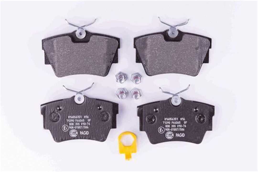 HELLA PAGID 8DB 355 010-761 Bremsbelagsatz - T1390 - Dicke/Stärke: 17mm - Bremssystem: Lucas - inkl.