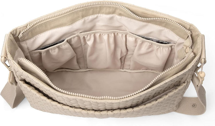 SUAVINEX, Umstandstasche mit Schulterriemen Beige, Beige