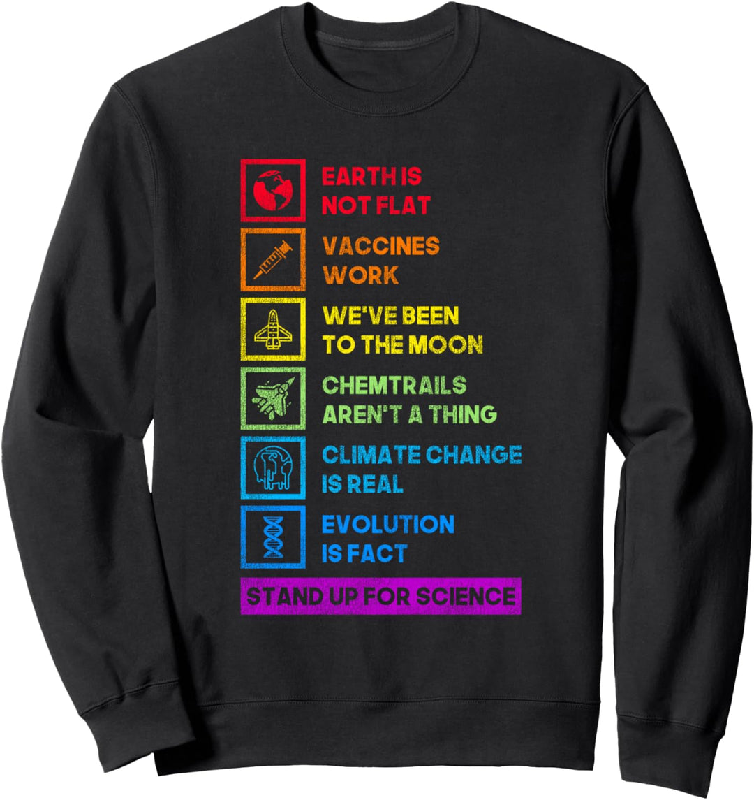 Wissenschaft Fakten Wissenschaft Sweatshirt