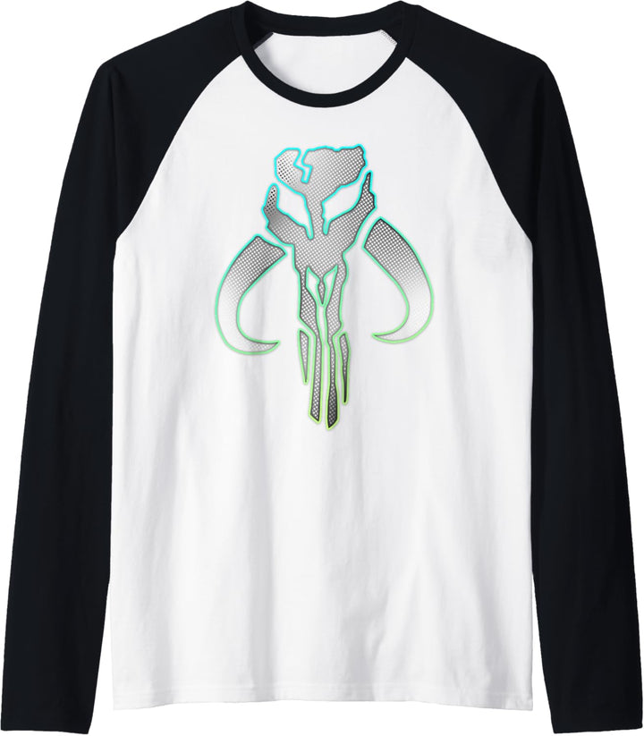 Star Wars: The Mandalorian Silver Logo Raglan