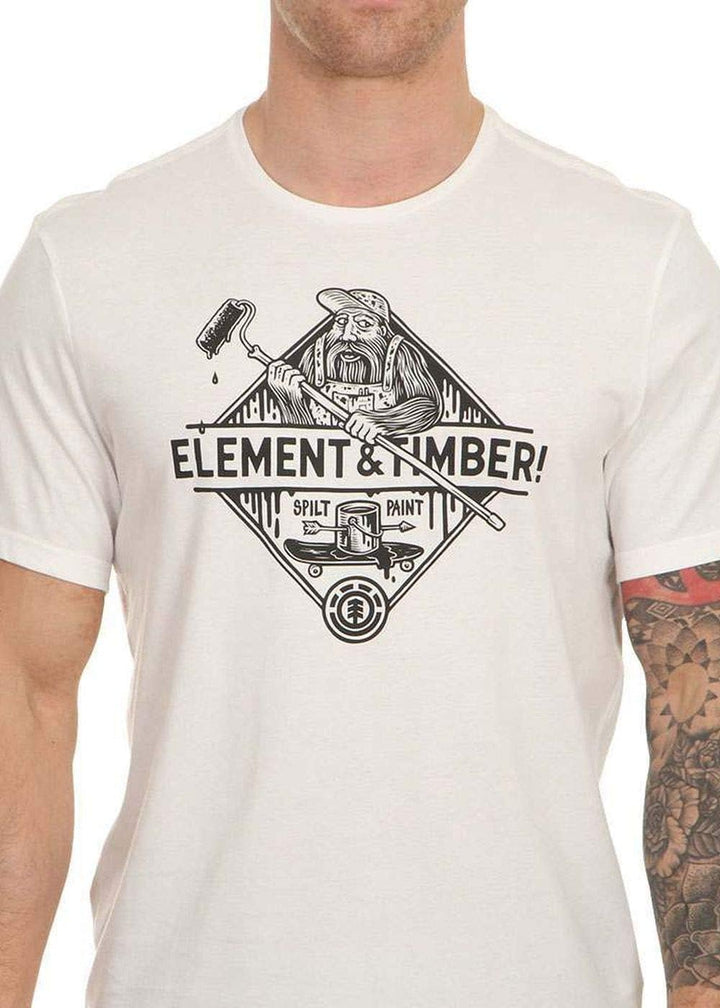 Element Rolling T-Shirt - Off White - S
