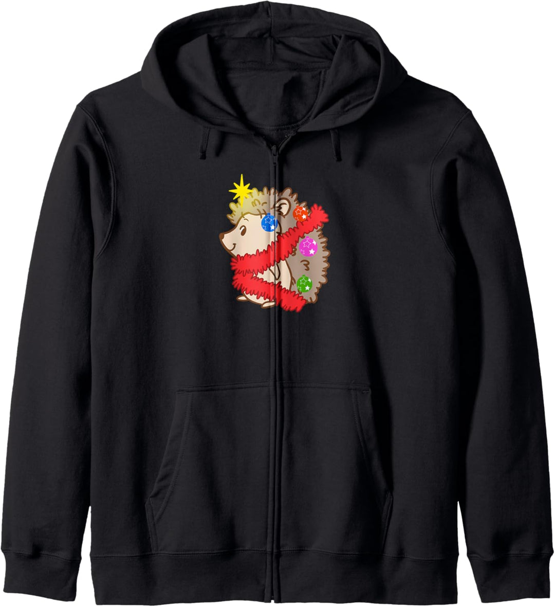 Cute Christmas Hedgehog Gift Kapuzenjacke