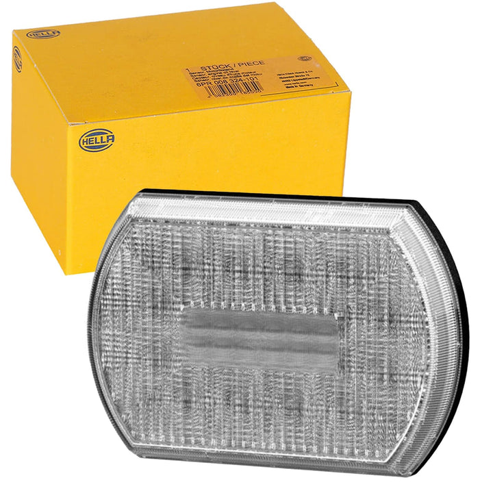 HELLA Blinkleuchte - Shapeline Tech - LED - 12V / 24V - geschraubt/Einbau - Lichtscheibenfarbe: glas