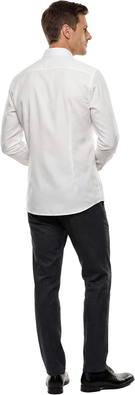 Marvelis Modern Fit Hemd Langarm mit Brusttasche Popeline weiss 38 Weiss 00, 38 Weiss 00
