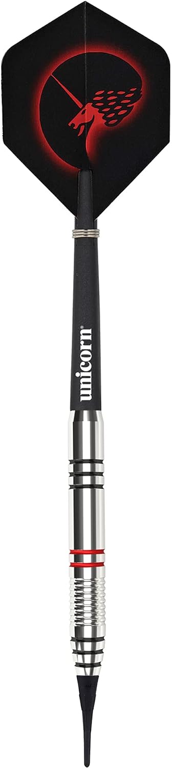 Unicorn Core Plus Wolfram Dart Set 80/60% Wolfram Stahlspitze &amp; Soft Tip 17g bis 27g Unicorn Core Pl