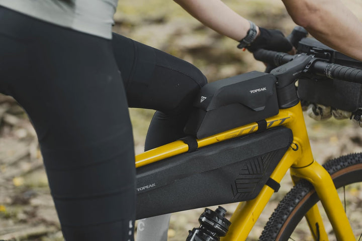 Topeak TopLoader DryShell wasserdichte Fahrradtasche mit Magnetverschluss, schwarz