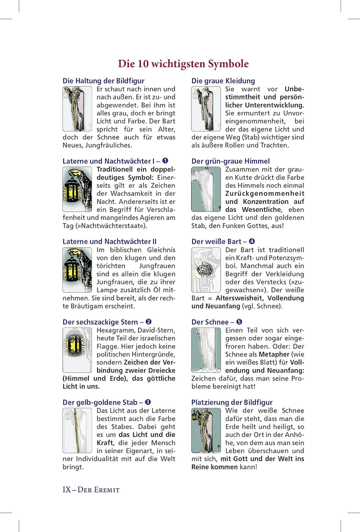 Tarot Basic Waite - Symbole, Schlüsselbegriffe, Deutungen: Set mit Buch und Original-Tarotkarten von