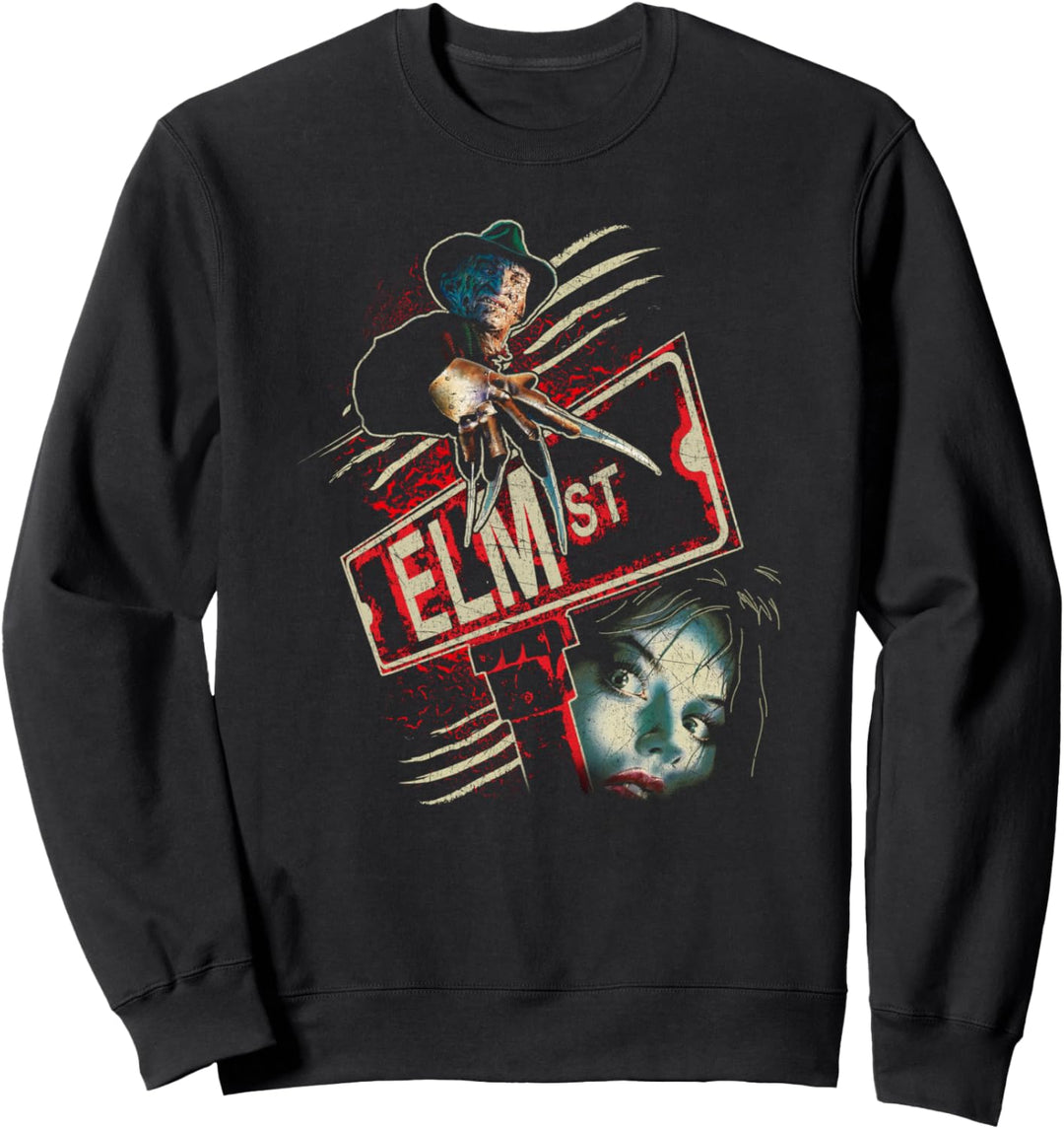 Nightmare on Elm Street Freddy Poster Sweatshirt
