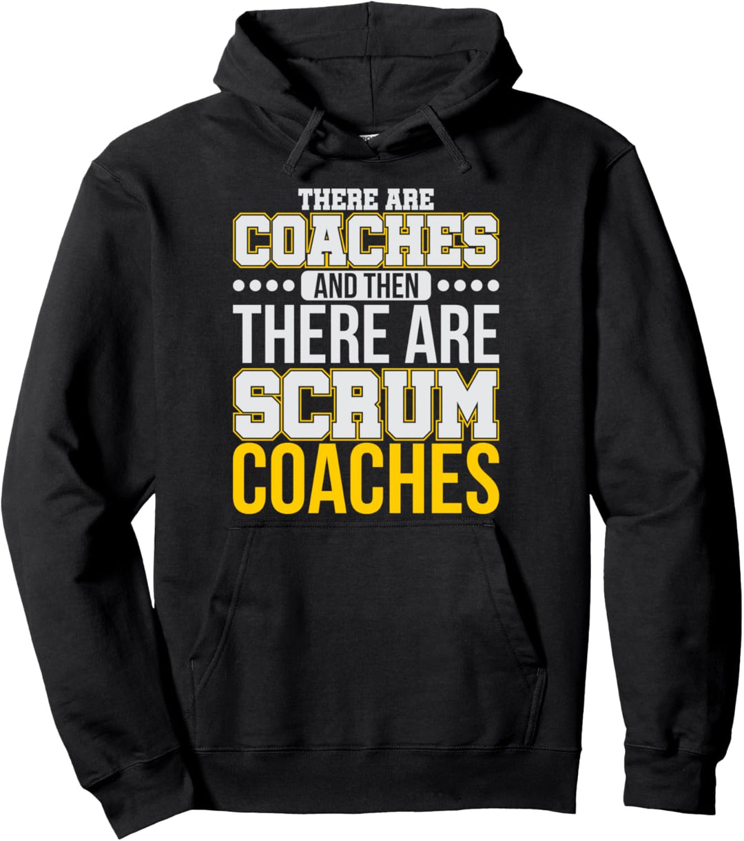 Scrum Coach Lean Agile Project Management Funny PM Coach Pullover Hoodie