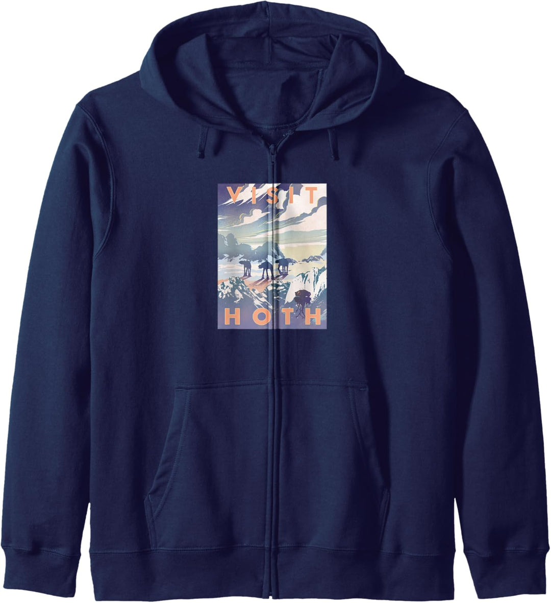 Star Wars Visit Hoth Poster Kapuzenjacke