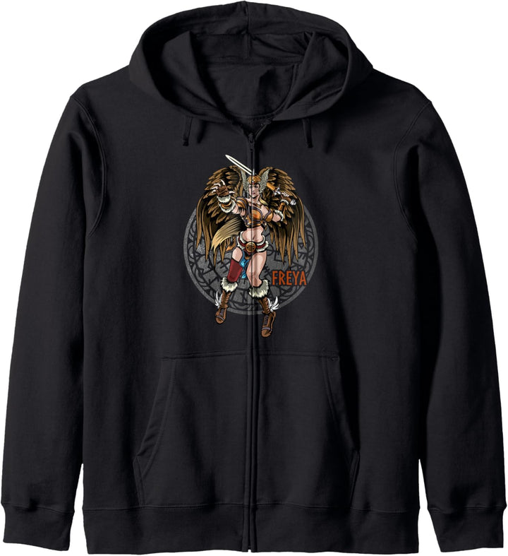 Freya Norse Mythology Viking Valkyrie Nordische Göttin Kapuzenjacke