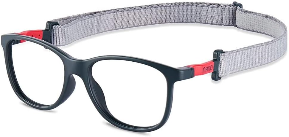 NANOVISTA Unisex Kinder Sonnenbrille 48 Gris Oscuro Mate/Rojo/Azul, 48 Gris Oscuro Mate/Rojo/Azul